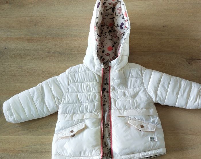Doudoune réversible Zara 6 mois - photo numéro 3