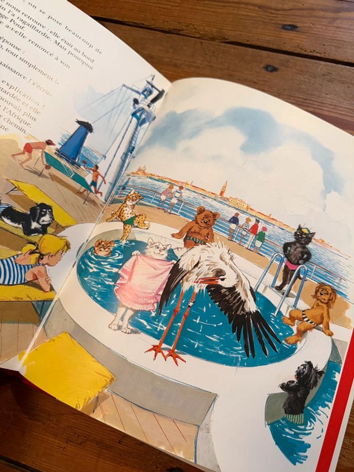 La croisière de Caroline édition limitée bord tissu rouge livre bd album Pierre Probst - photo numéro 8