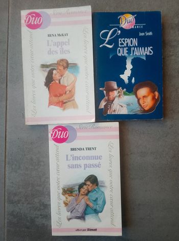 Lot de 3 livres - Duo Série Romance