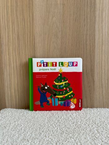 Livre p’tit loup prépare noël 