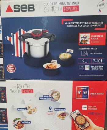 Autocuiseur SEB ClipsoMinut 9L Tout Feux et Induction Neuve.