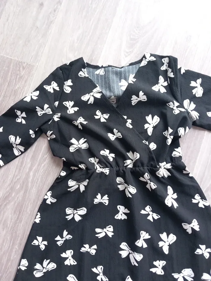 Robe manche 3/4 noir - photo numéro 3