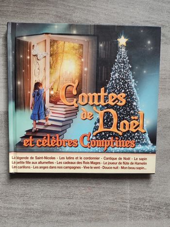 Livre CD contes de Noël et célèbre comptine