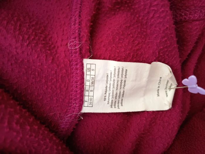 Sweat veste polaire. Femme. Marque 3 suisses (D65) - photo numéro 7