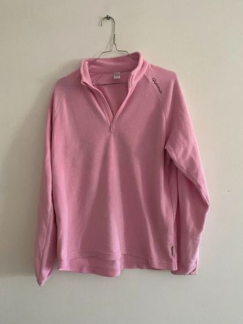 Polaire rose quechua M