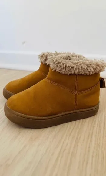 Bottines camel fourrées Zara