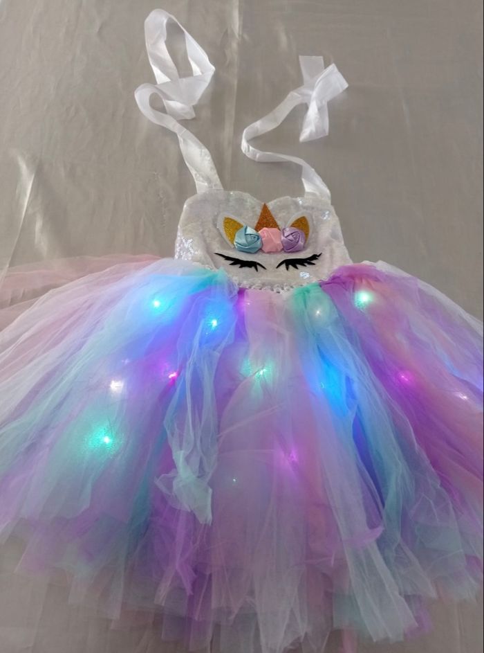 Déguisement princesse licorne LED 3ans - photo numéro 6