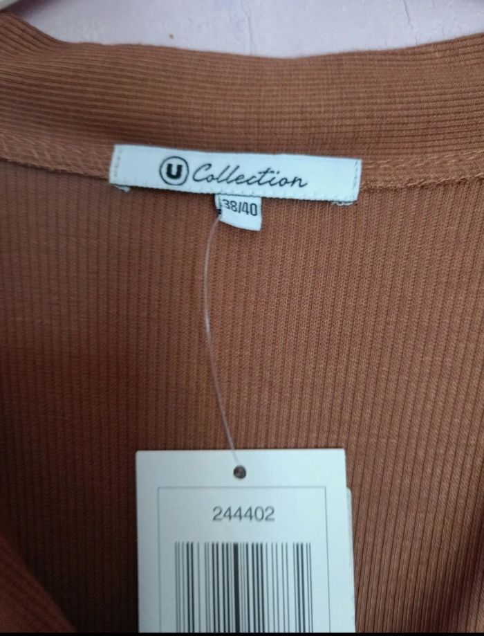 Haut marron manches longues T.38/40 neuf avec 🏷 - photo numéro 6