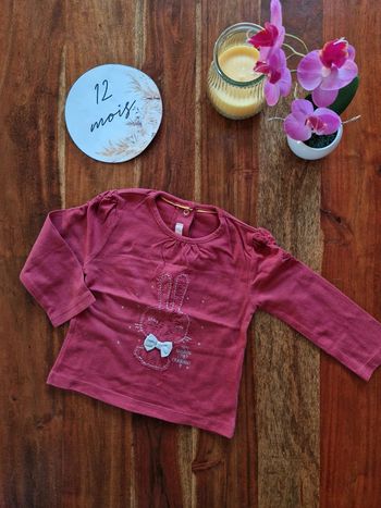 T-shirt manches longues 12 mois