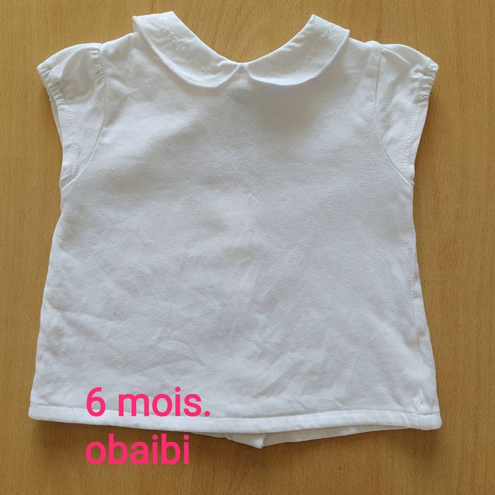 T -shirt manches courtes 6 mois obaibi