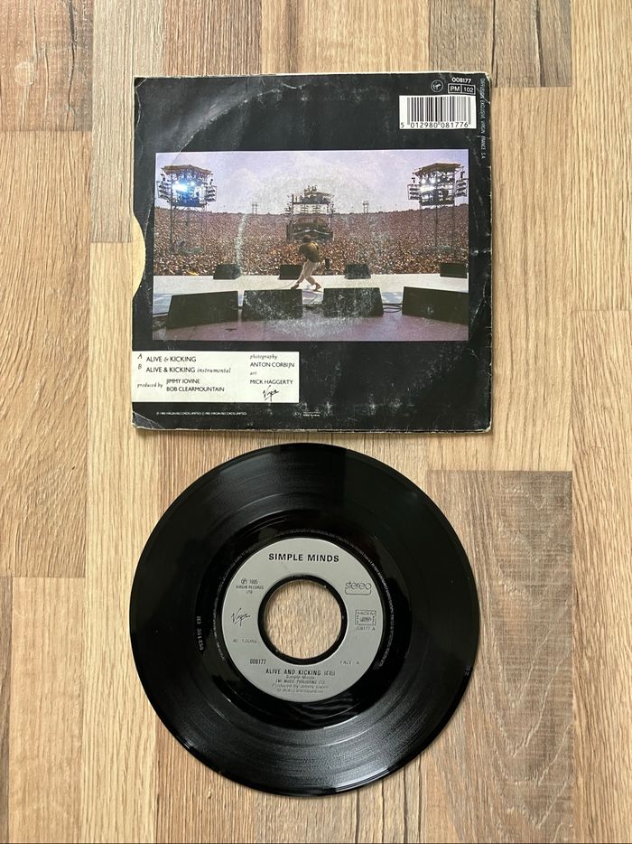 Vinyle 45 tours-Simple Minds-Alive & Kicking - photo numéro 2