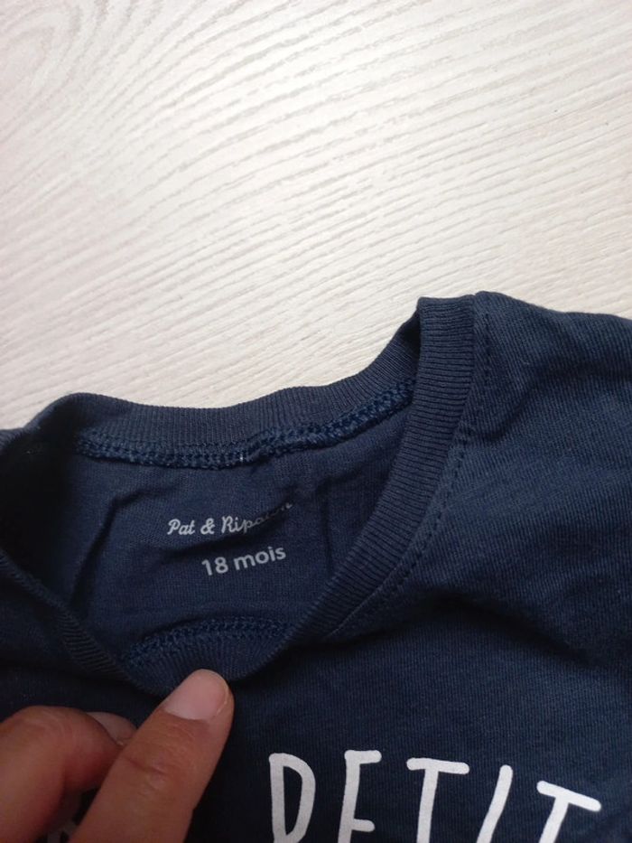 Tee-shirt manches courtes Pat Et Ripaton 18 mois - photo numéro 2