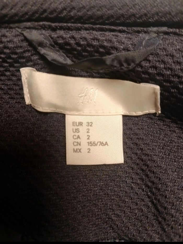 Veste longue bleu marine H&M - photo numéro 4