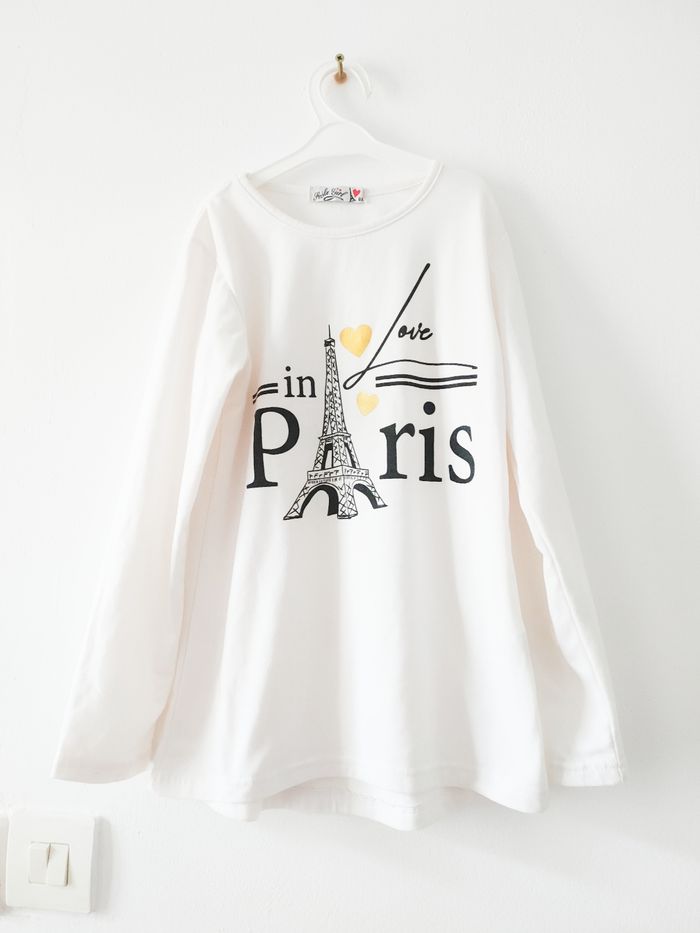 Tee-shirt Paris 8 ans Smile Girl