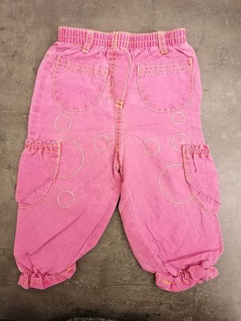 Pantalon rose orchestra 9-12 mois