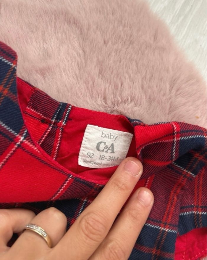 Robe épaisse écossaise