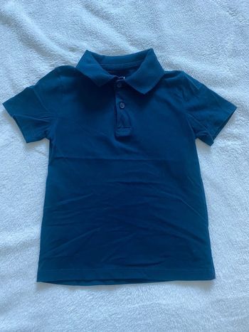 Tee-shirt/ Polo basic manches courtes marine 2-4 ans