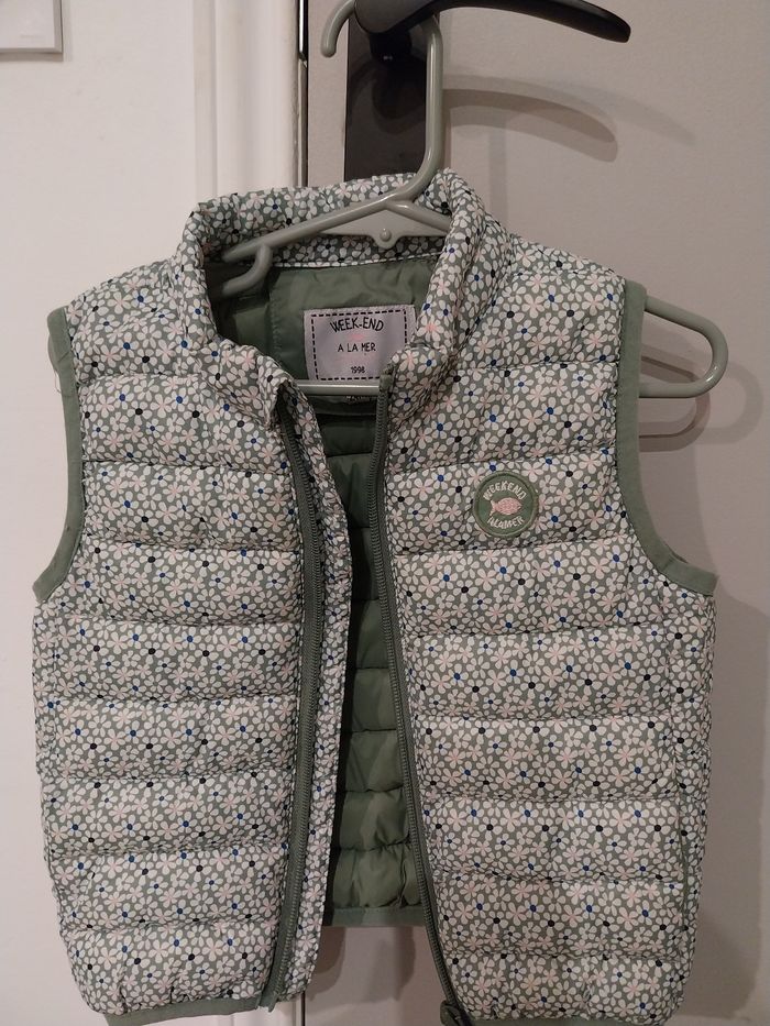 Doudoune sans manches  bébé fille