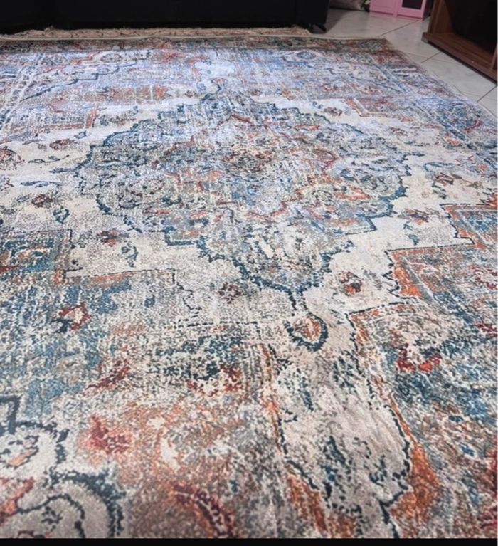 Grand Tapis NEUF 160x220 - Lavable & Antidérapant - Style Zara home - photo numéro 5