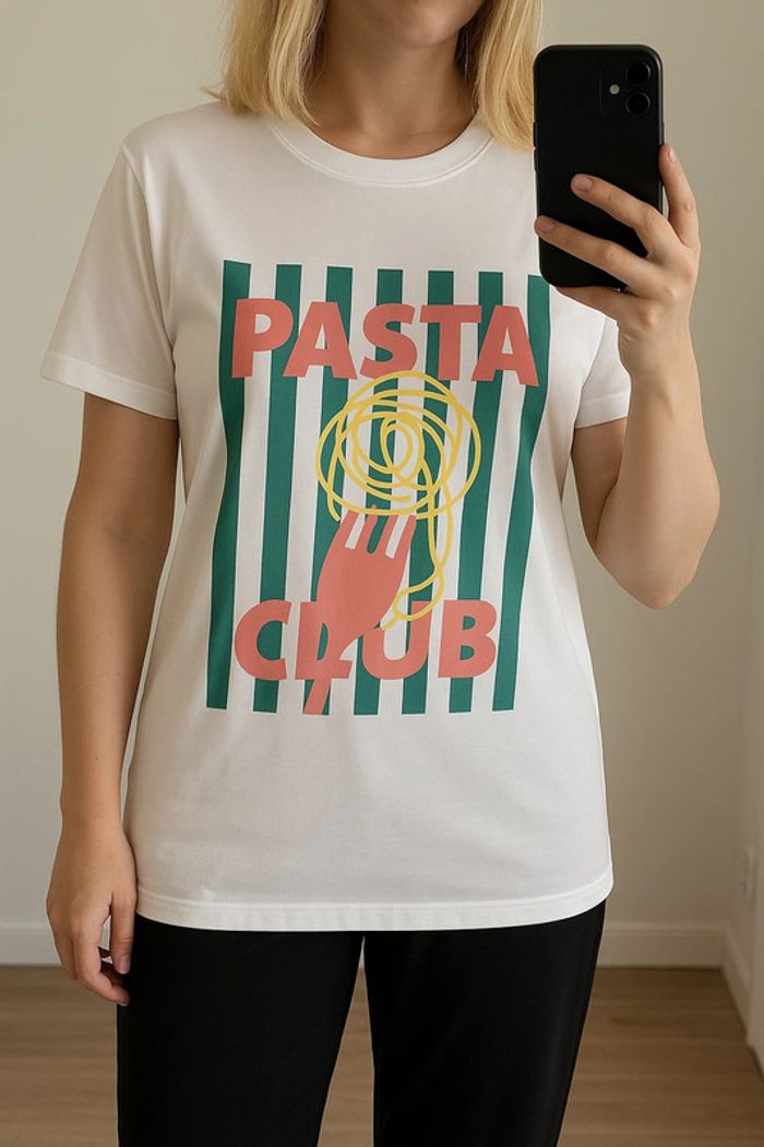 T-shirt “Pasta Club” - Neuf, taille U