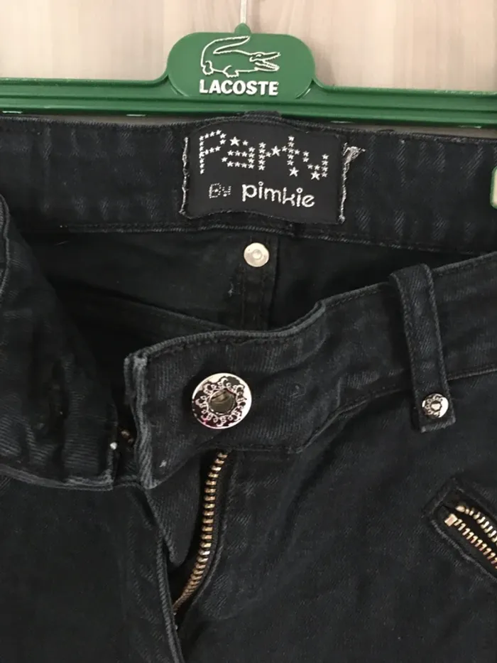 Pantalon jean noir Pimkie coupe droite taille M - photo numéro 6