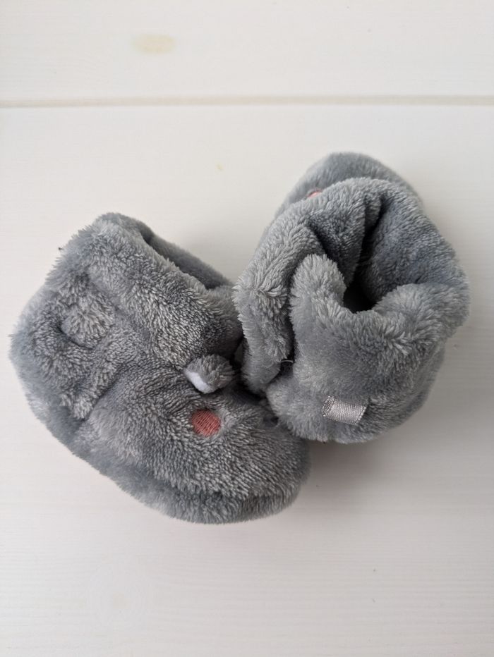 Chausson bébé fourrure - photo numéro 2