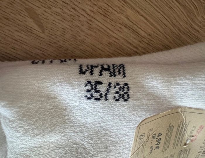 Paire de chaussettes dpam pointure 35/38 neuves avec étiquettes - photo numéro 7