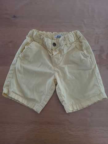 Short jaune gemo 5 ans