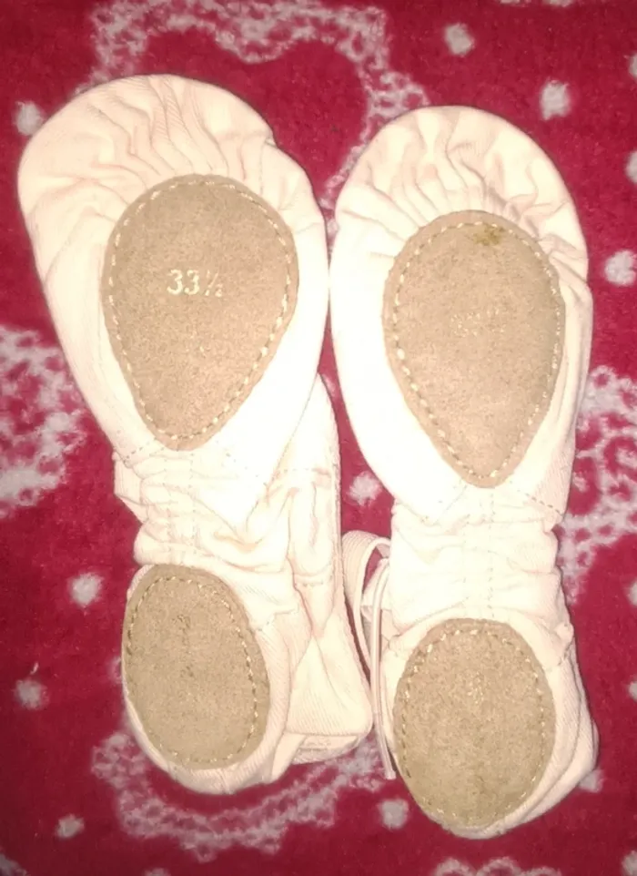Chaussons de danse beige Merlet - photo numéro 3
