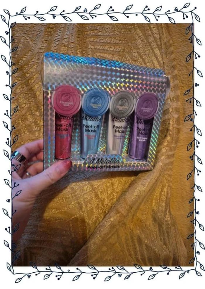 Coffret 4 masques métallisé - photo numéro 2