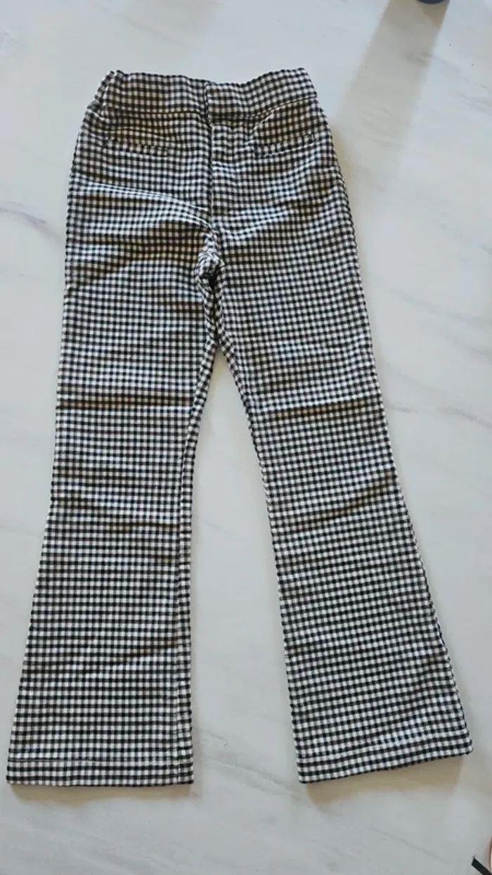 Pantalon à carreaux Zara 8 ans - photo numéro 4