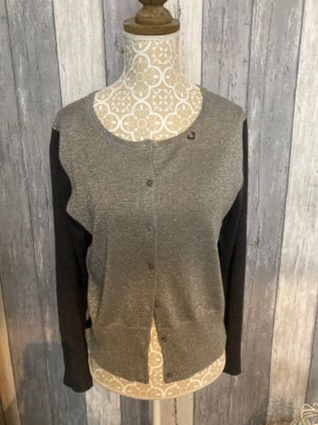 Gilet noir et gris
