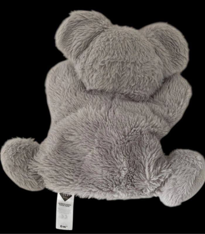 ❤️ B5520 Doudou Plat MARIONNETTE TEX BABY Koala Blanc Gris - photo numéro 2