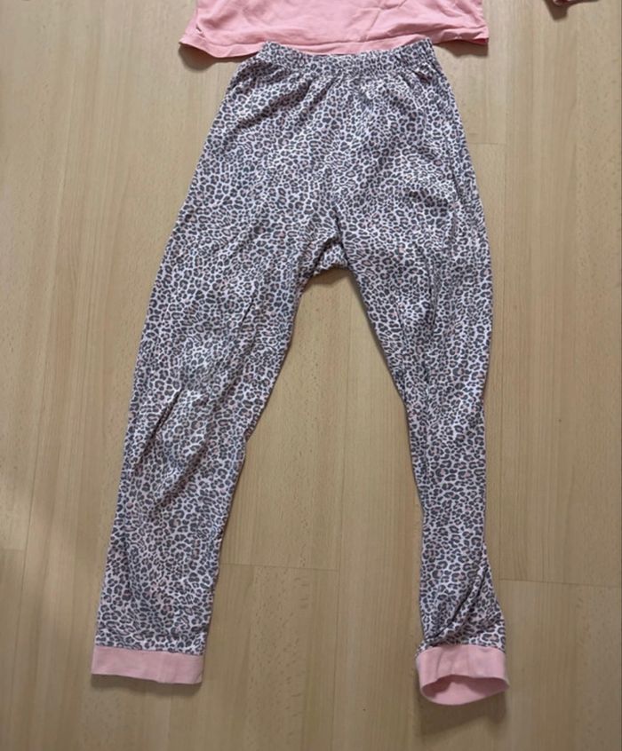 Pyjama fille rose chat taille 11-12 ans - photo numéro 3