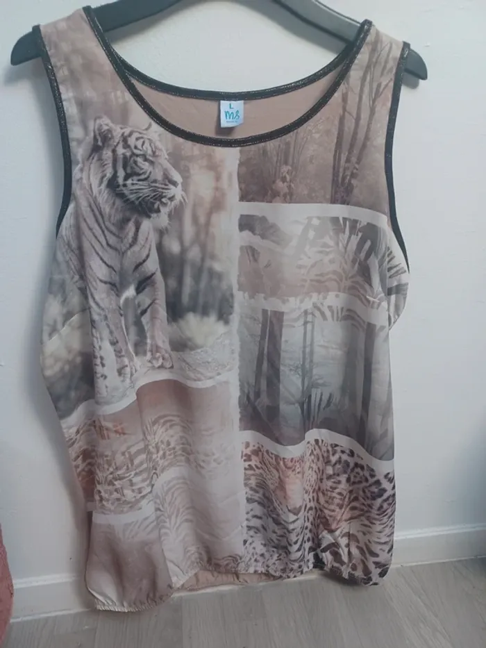T-shirt sans manche ms mode femme