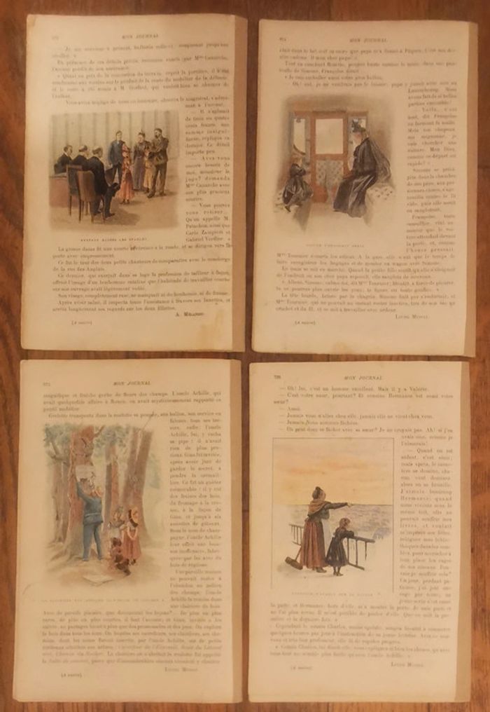 Lot de 4 anciens fascicules Mon journal 1899 vintage - photo numéro 7