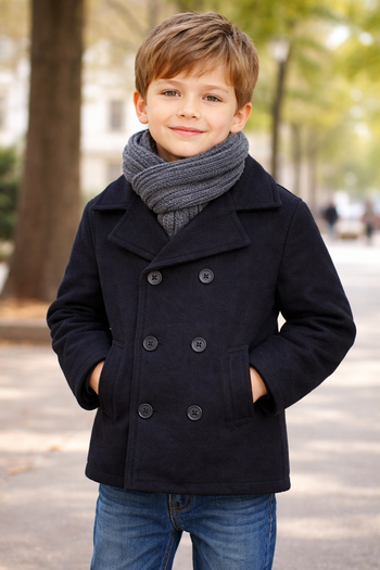 parka noire taille  8 ans Du pareil au même