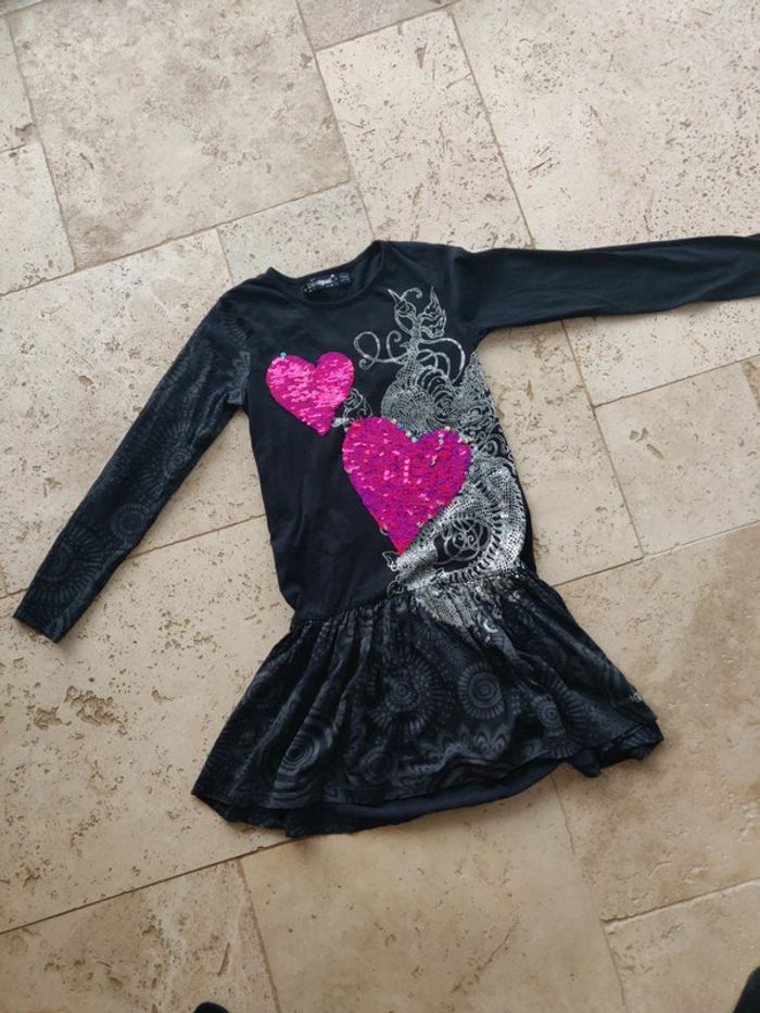 Robe fille Desigual 11-12 ans à sequins