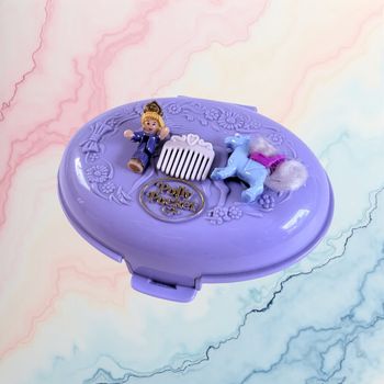 🦄 Polly Pocket Unicorn Meadow 1995 – Collection Pony Parade