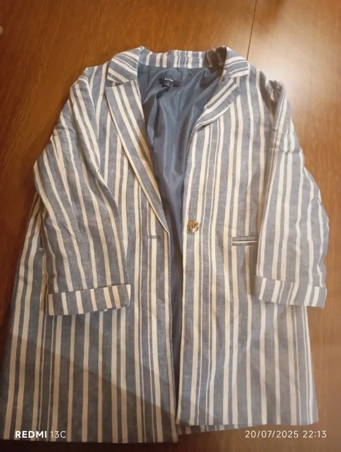 Blazer bleue femme