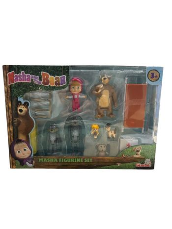 Coffret figurines Masha And The Bear Masha Figure set Simba neuf