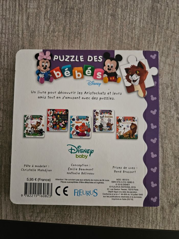 Livre/puzzle enfant - photo numéro 2