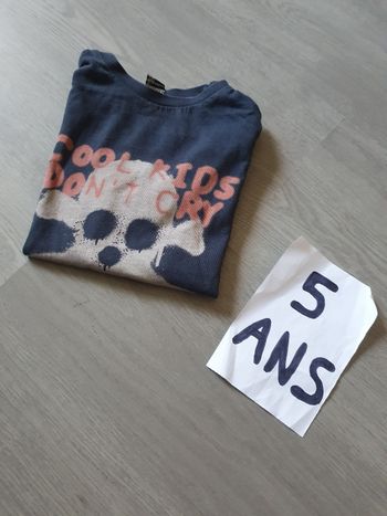 Maillot t-shirt 5ans garçon