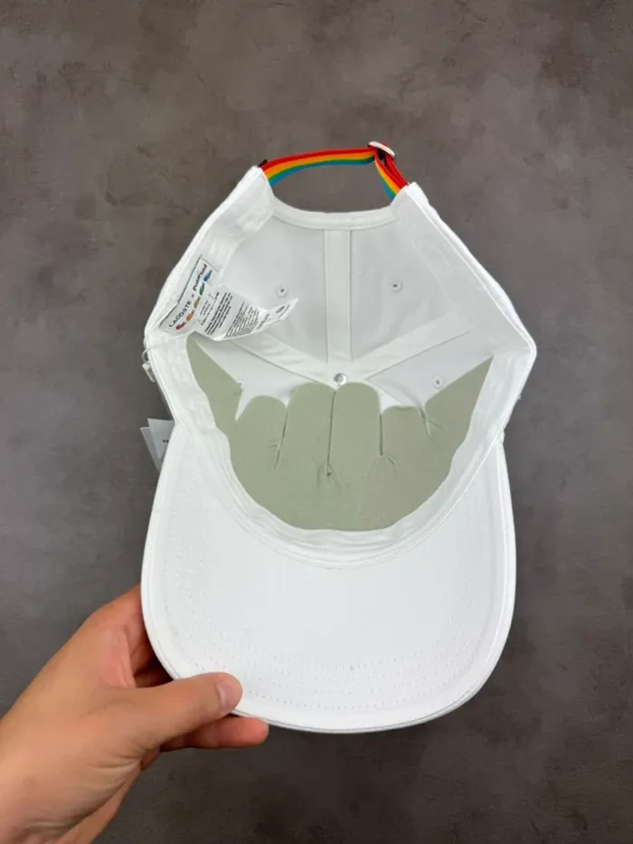Casquette Lacoste Polaroïd Blanche Neuve - photo numéro 6