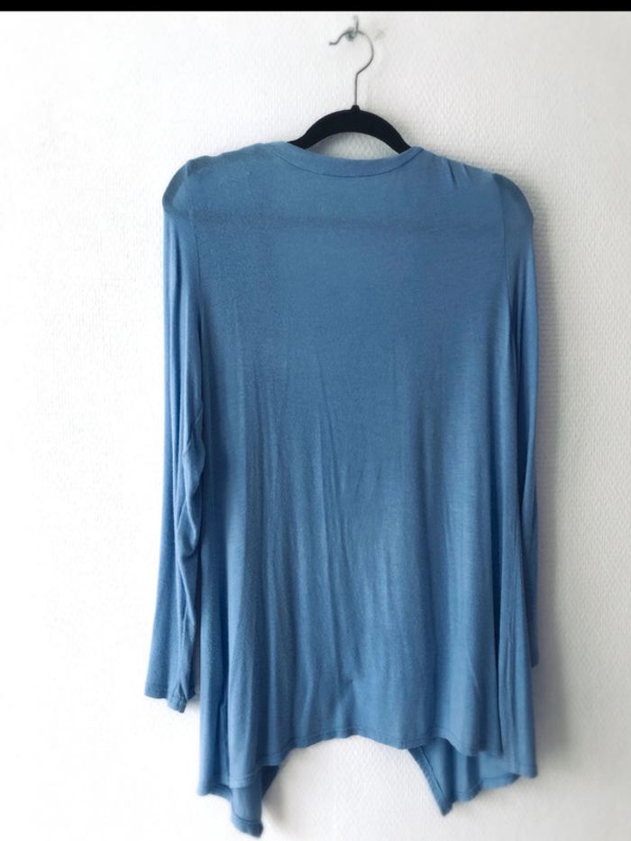 Gilet fin bleu ciel taille 36/38 - photo numéro 2