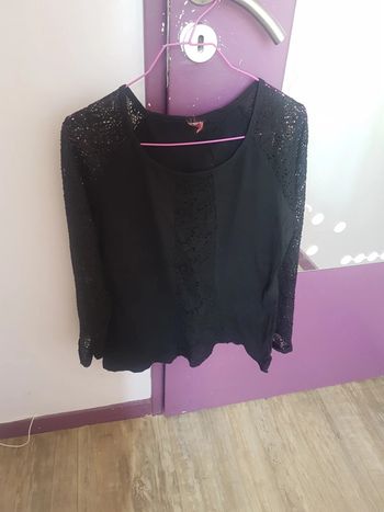 Blouse noire taille L