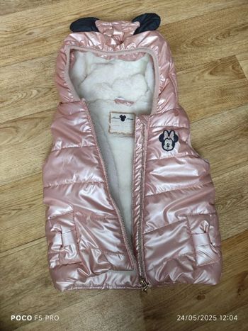Manteau sans manche Minnie 3 ans