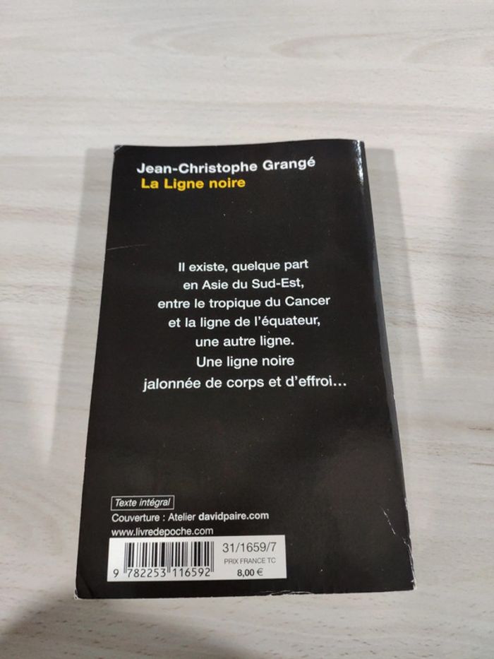 Livre poche thriller la ligne noire Grangé - photo numéro 6