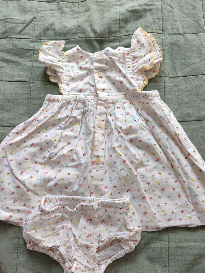 Joli robe d'été avec sa petite culotte de la marque Bout' chou - photo numéro 2