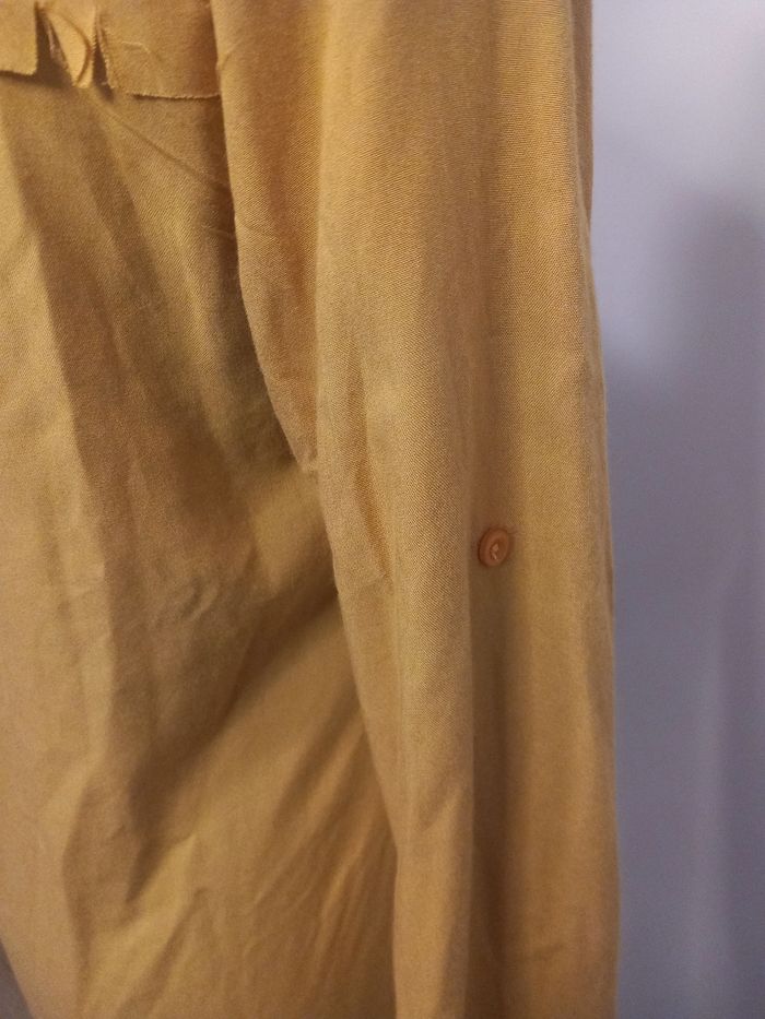 Robe chemise jaune à franges New Laviva - photo numéro 5